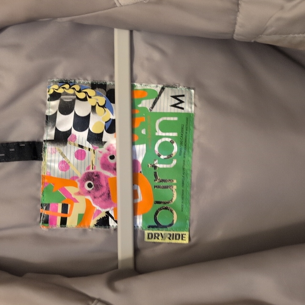 Burton Dry Ride Snowboarding Jacket Size Medium - Picture 10 of 16